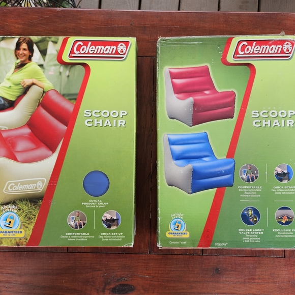 Coleman Scoop Chairs Camping Set of 2 - Picture 1 of 10